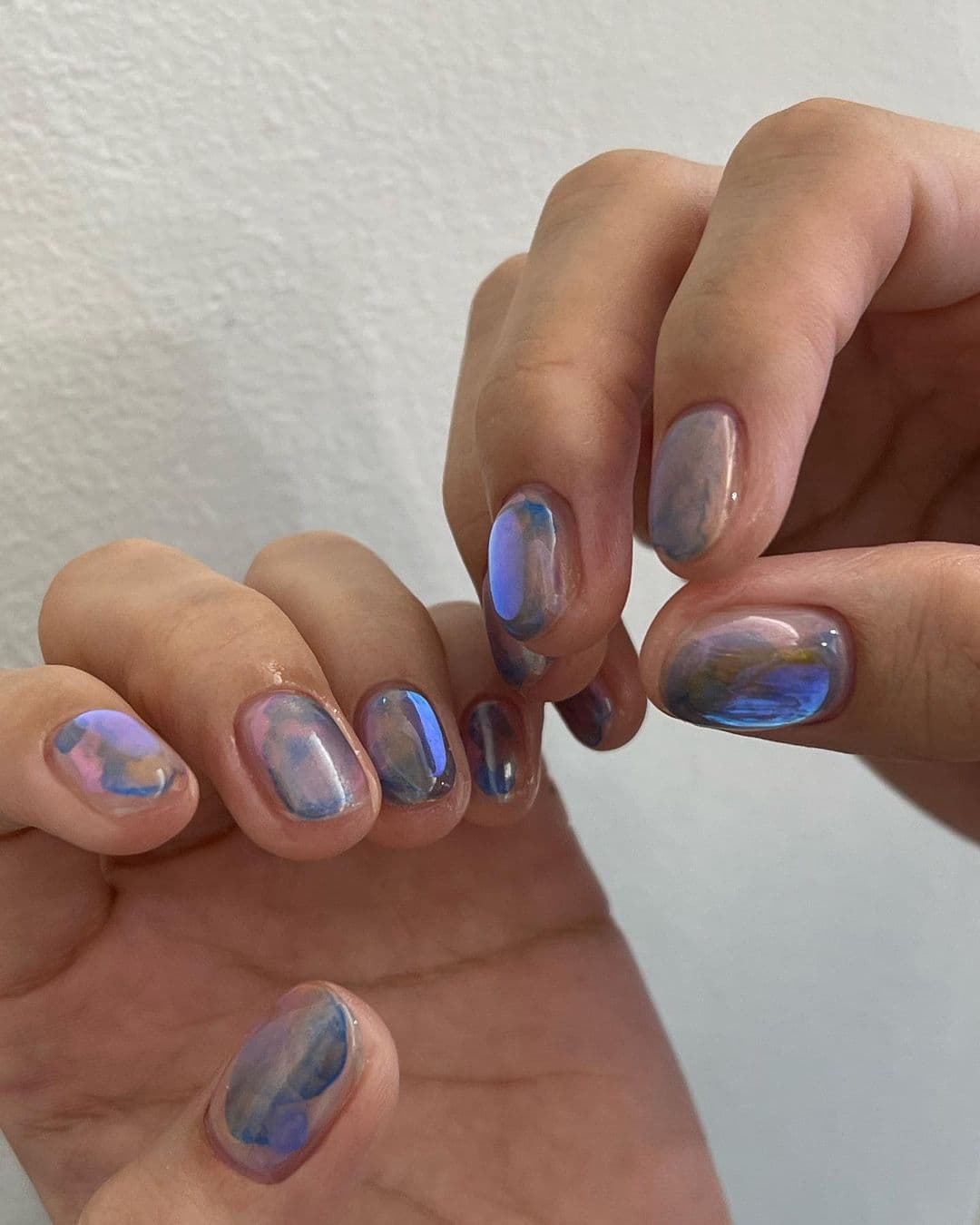 เล็บลายหินอ่อน