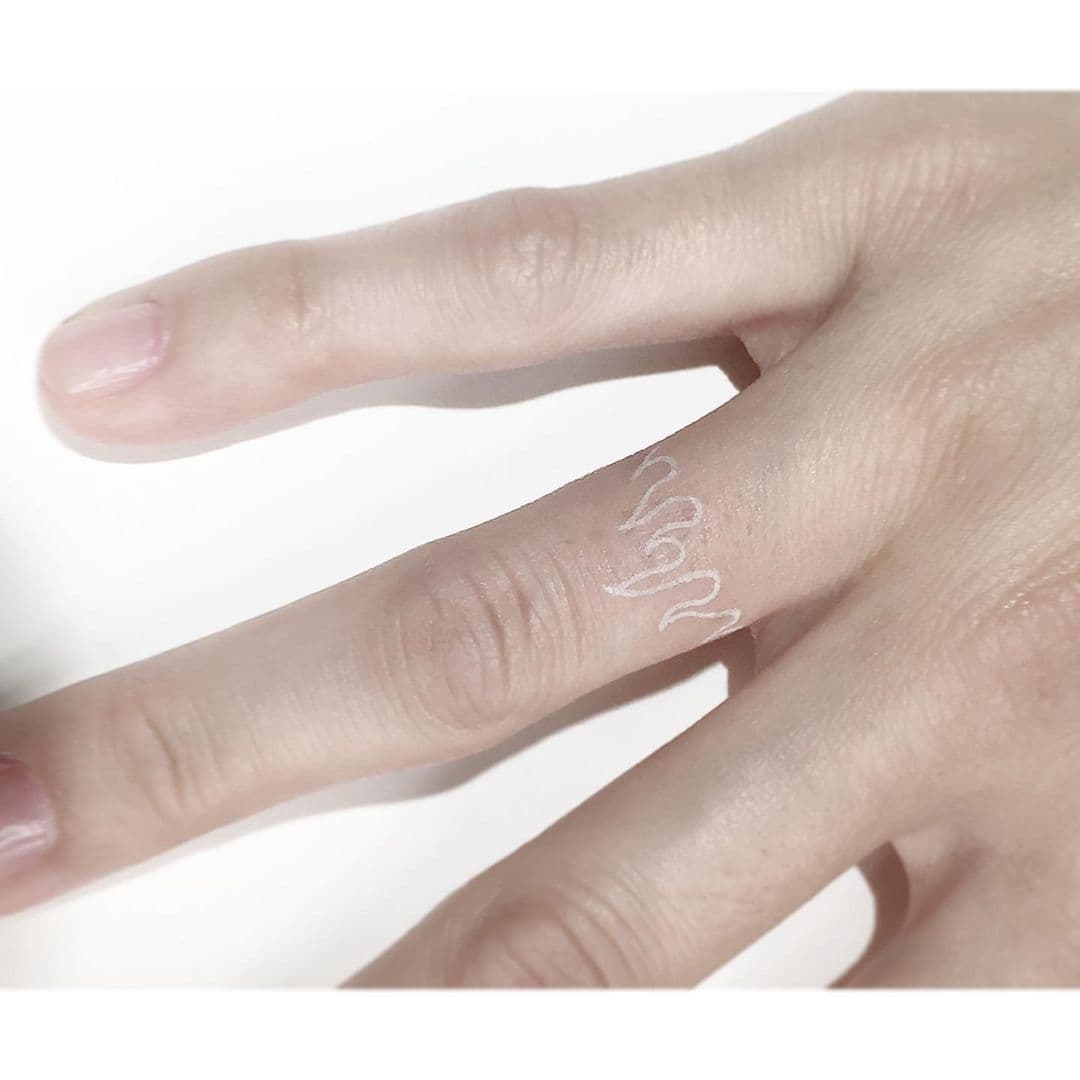 รอยสักมินิมัลสไตล์เกาหลี