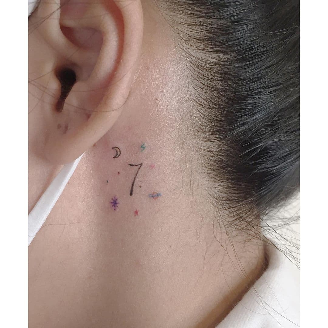 รอยสักมินิมัลสไตล์เกาหลี