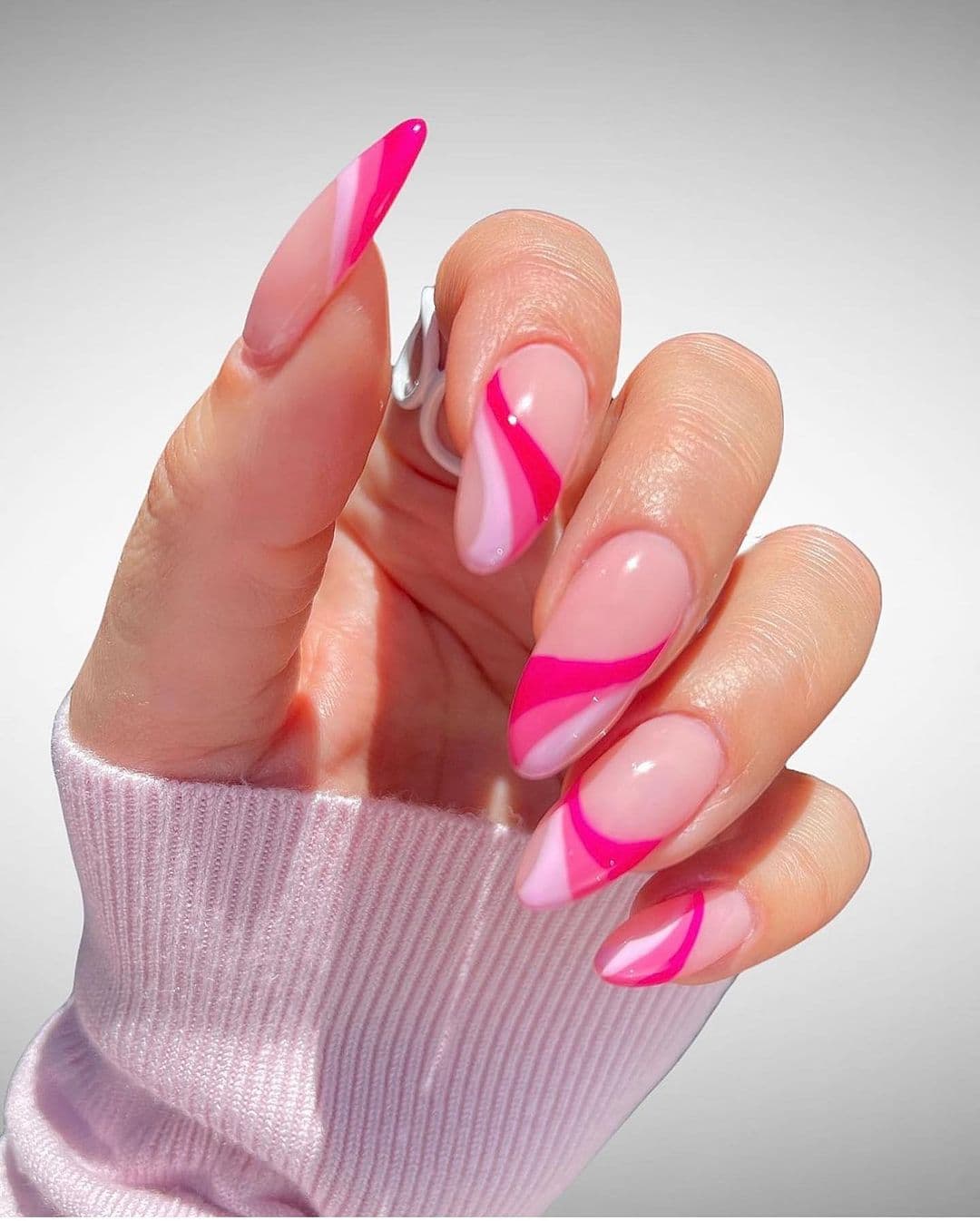 เล็บสีชมพูบาร์บี้, เล็บ สีชมพู บาร์ บี้, ชมพูบาร์บี้, ลายเล็บสีชมพูบานเย็น, สีเล็บชมพูบาร์บี้