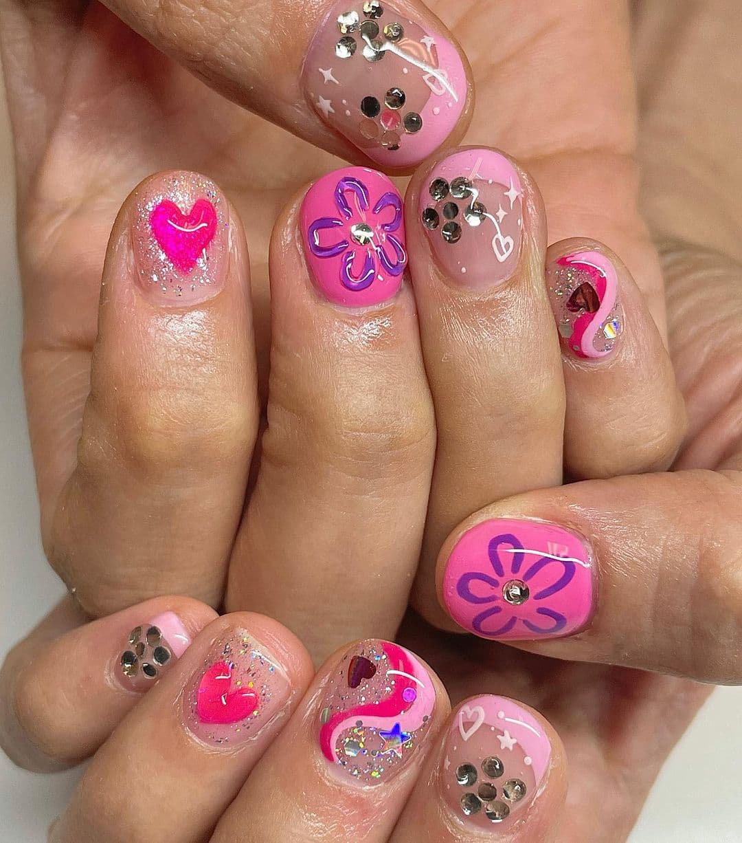 เล็บสีชมพูบาร์บี้, เล็บ สีชมพู บาร์ บี้, ชมพูบาร์บี้, ลายเล็บสีชมพูบานเย็น, สีเล็บชมพูบาร์บี้