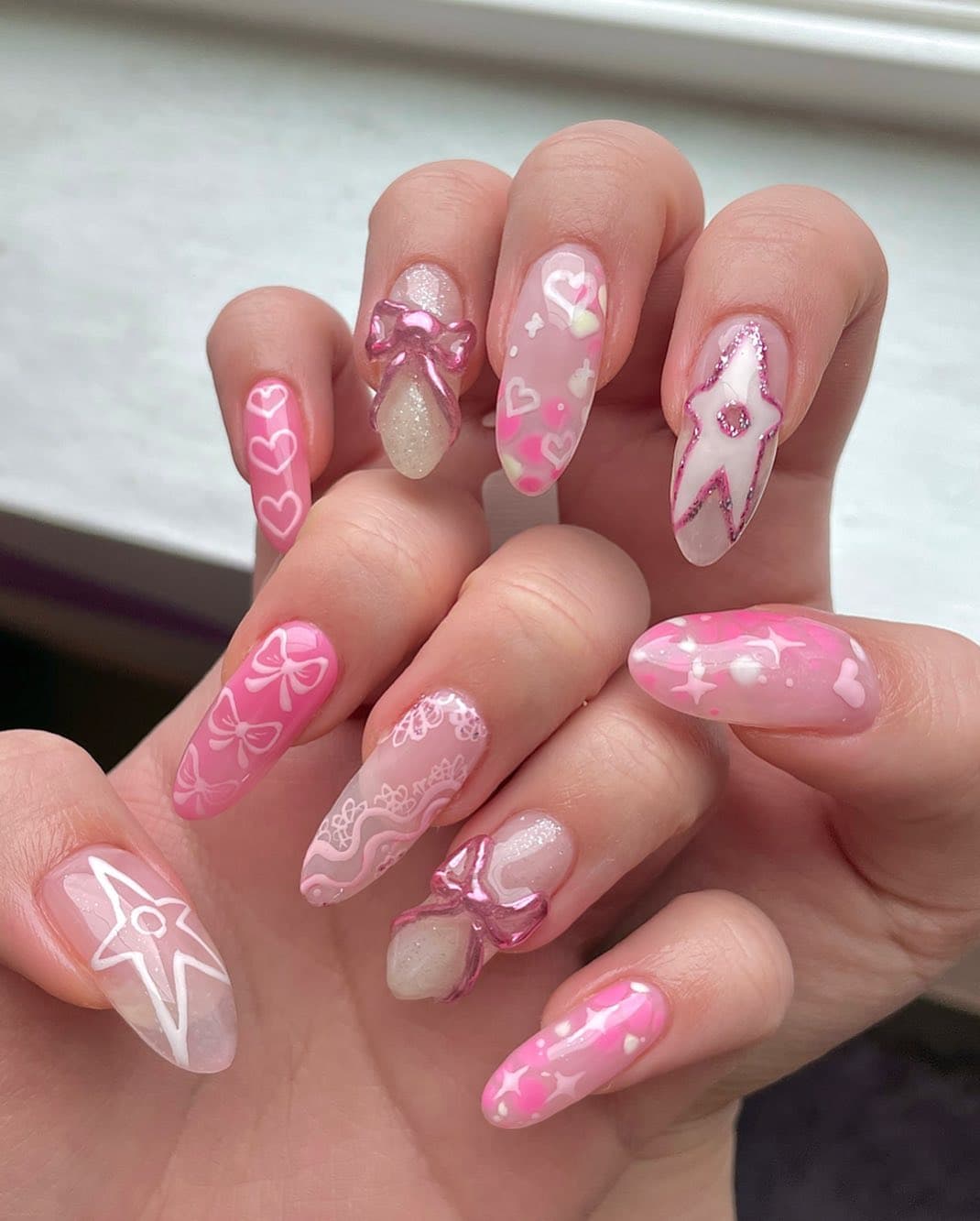 เล็บสีชมพูบาร์บี้, เล็บ สีชมพู บาร์ บี้, ชมพูบาร์บี้, ลายเล็บสีชมพูบานเย็น, สีเล็บชมพูบาร์บี้