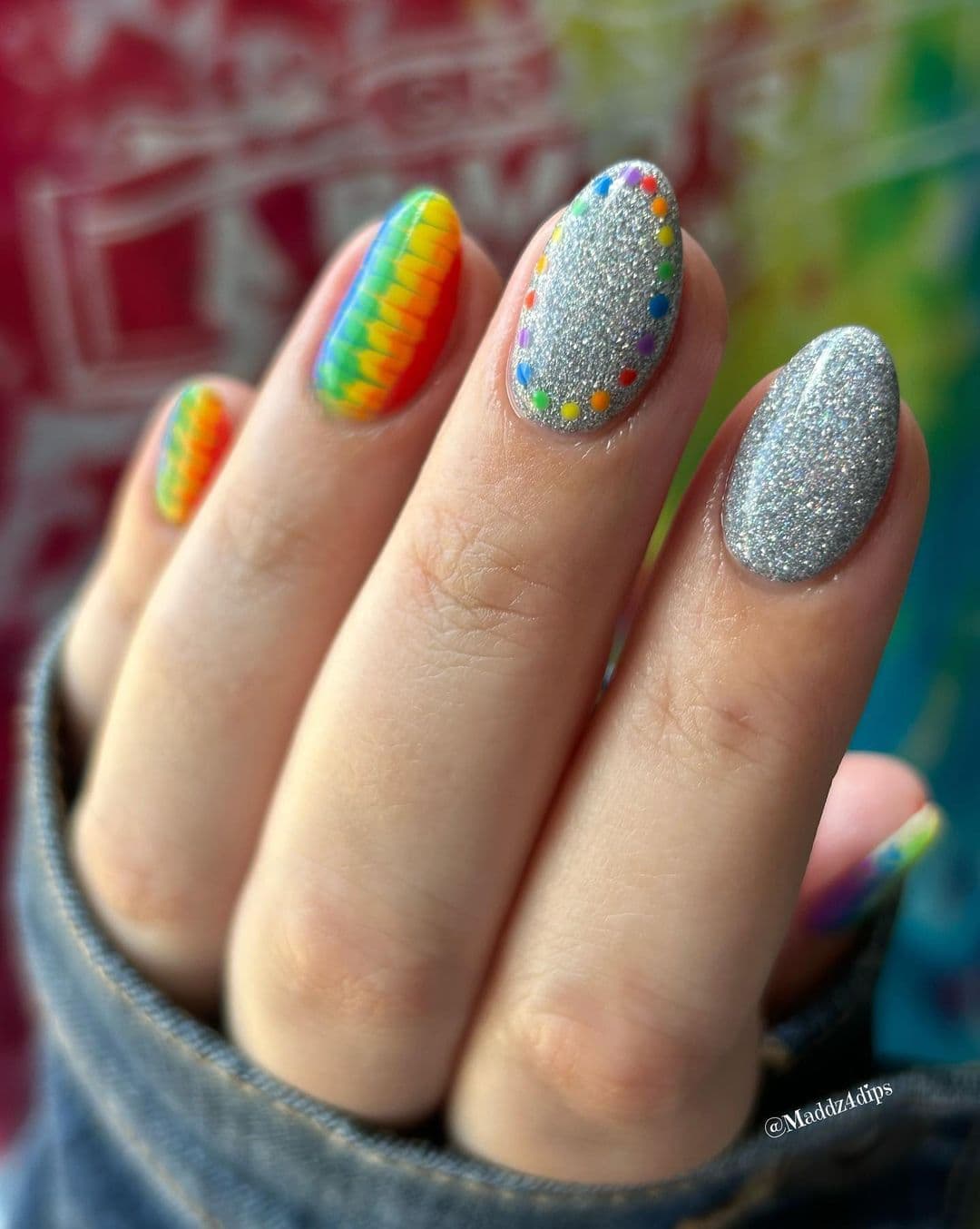 เล็บ สี รุ้ง, ทํา เล็บ สี รุ้ง