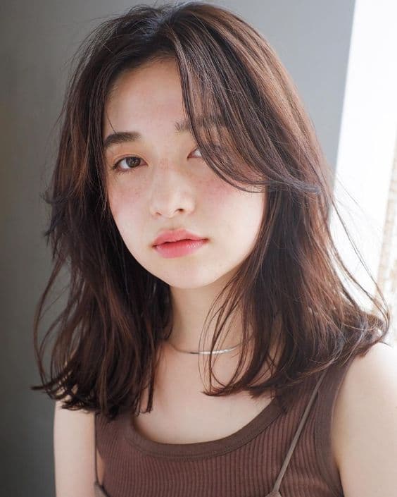 สีผมน้ําตาลแดง