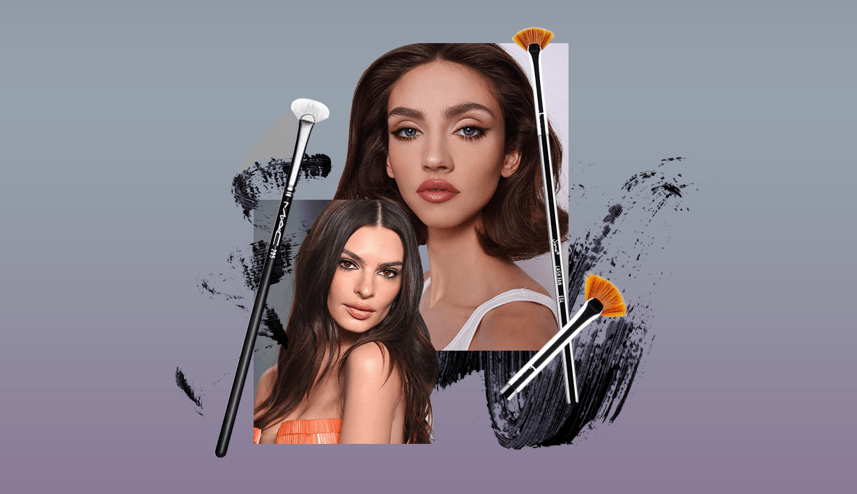 Mascara Fan Brush tips