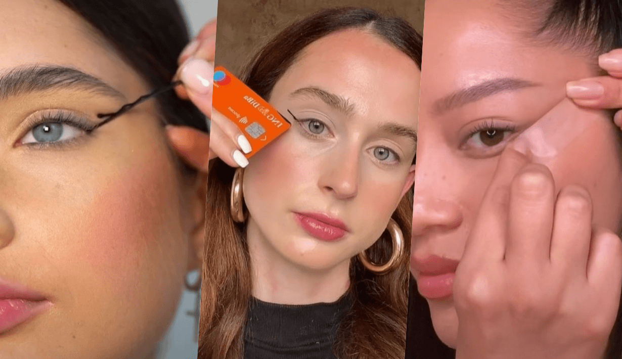 eyeliner hack from tiktok