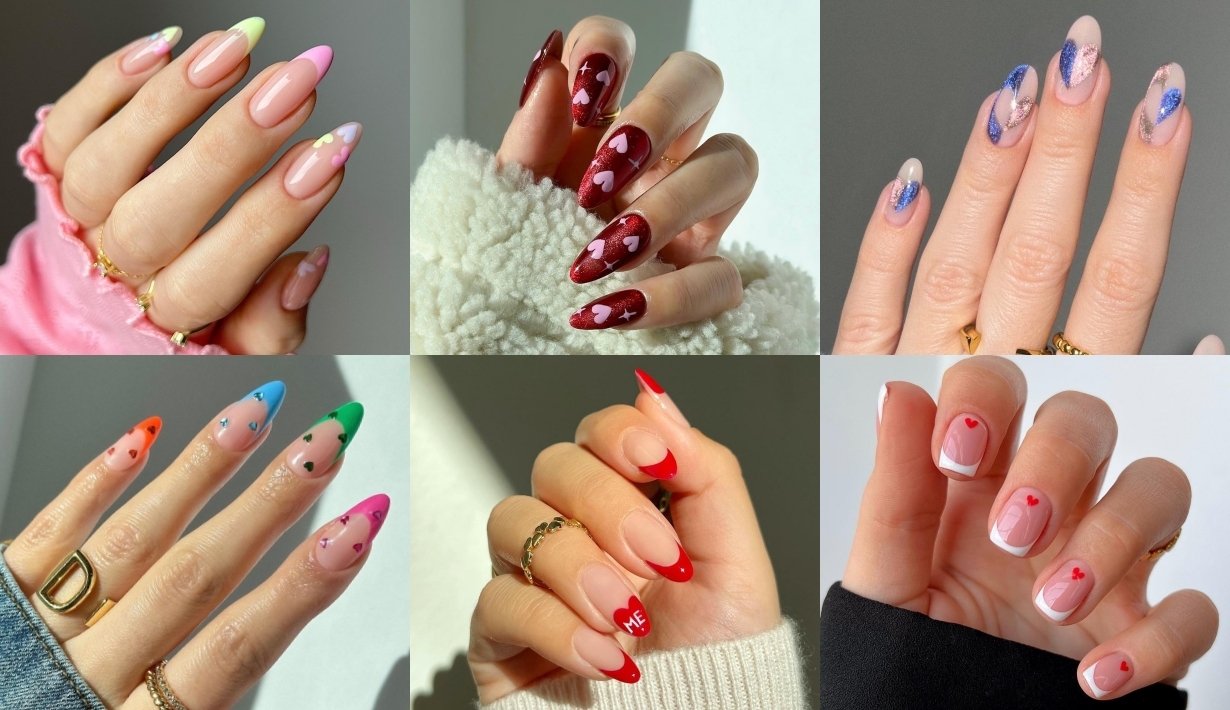 valentine nails